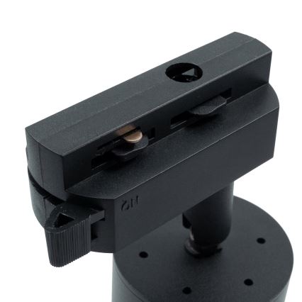 Faretto MICA per sistema a binario 1xGU10/25W/230V Monofase nero