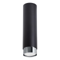 Faretto NERO 1xGU10/10W/230V 22,5 cm nero/cromo lucido
