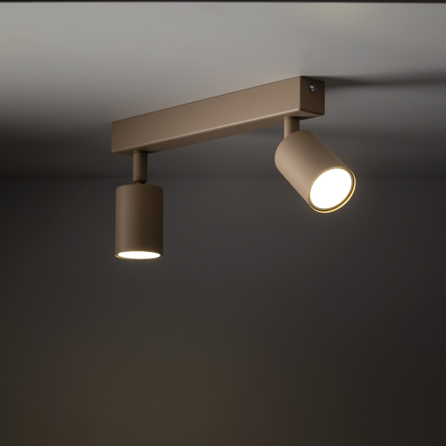 Faretto NEX 2xGU10/10W/230V beige