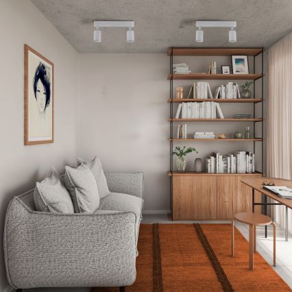 Faretto NEX 2xGU10/10W/230V bianco