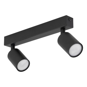 Faretto NEX 2xGU10/10W/230V nero