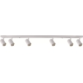 Faretto NICEA 6xGU10/10W/230V bianco
