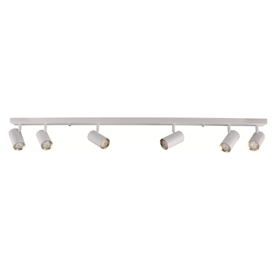 Faretto NICEA 6xGU10/10W/230V bianco