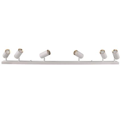 Faretto NICEA 6xGU10/10W/230V bianco