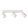 Faretto orientabile FAMA 3xGU10/30W/230V bianco