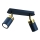 Faretto orientabile JOKER 2xGU10/25W/230V blu/oro