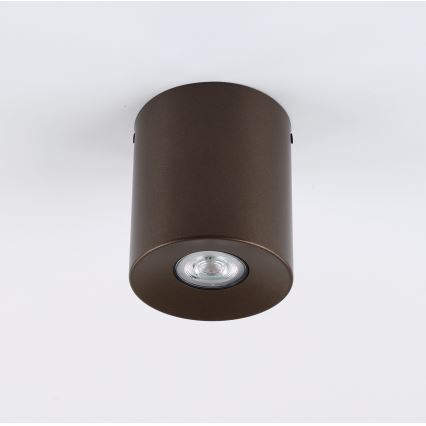 Faretto ORION 1xGU10/10W/230V 12,5 cm marrone
