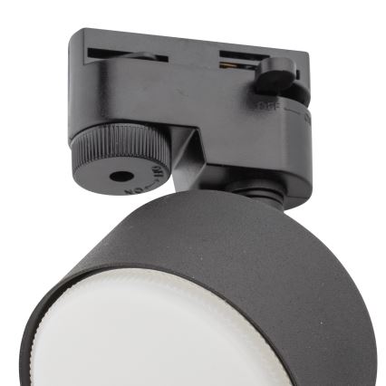 Faretto per sistema ferroviario monofase AVIA 1xGX53/15W/230V nero