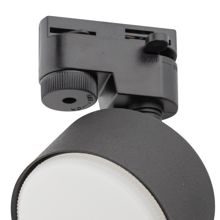 Faretto per sistema ferroviario monofase AVIA 1xGX53/15W/230V nero