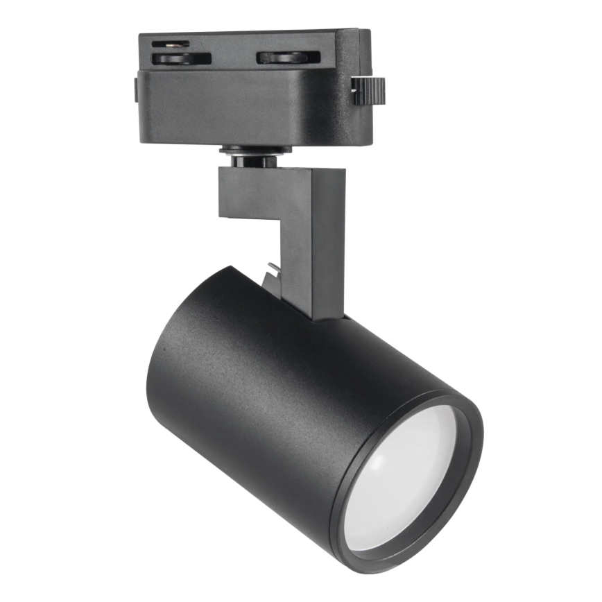 Faretto per sistema a binario LYNX 4xGU10/10W/230V + 2 x 75 cm sistema a binario nero