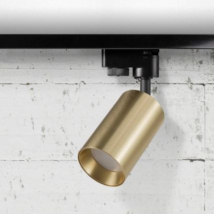 Faretto per sistema a binario MARIBEL 1xGU10/10W/230V oro