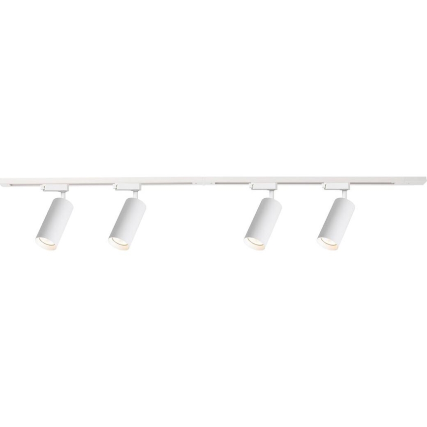 Faretto per sistema a binario MICA 4xGU10/10W/230V bianco