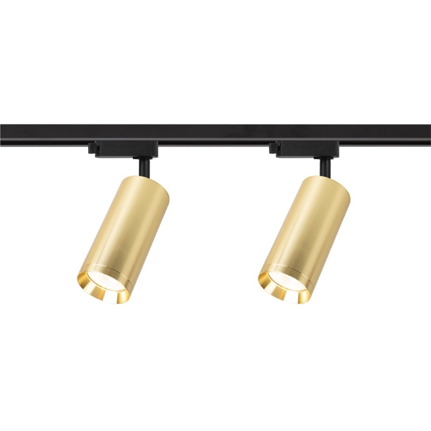 Faretto per sistema a binario MICA 4xGU10/10W/230V oro/nero
