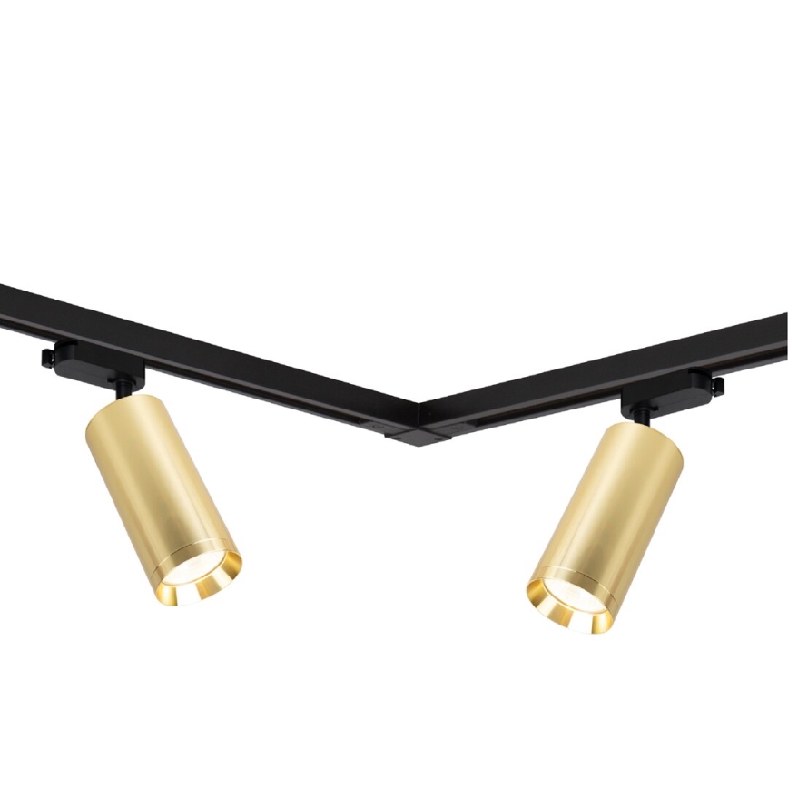 Faretto per sistema a binario MICA 4xGU10/10W/230V oro/nero