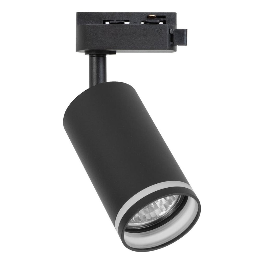 Faretto per sistema a binario monofase PIPE 1xGU10/10W/230V nero