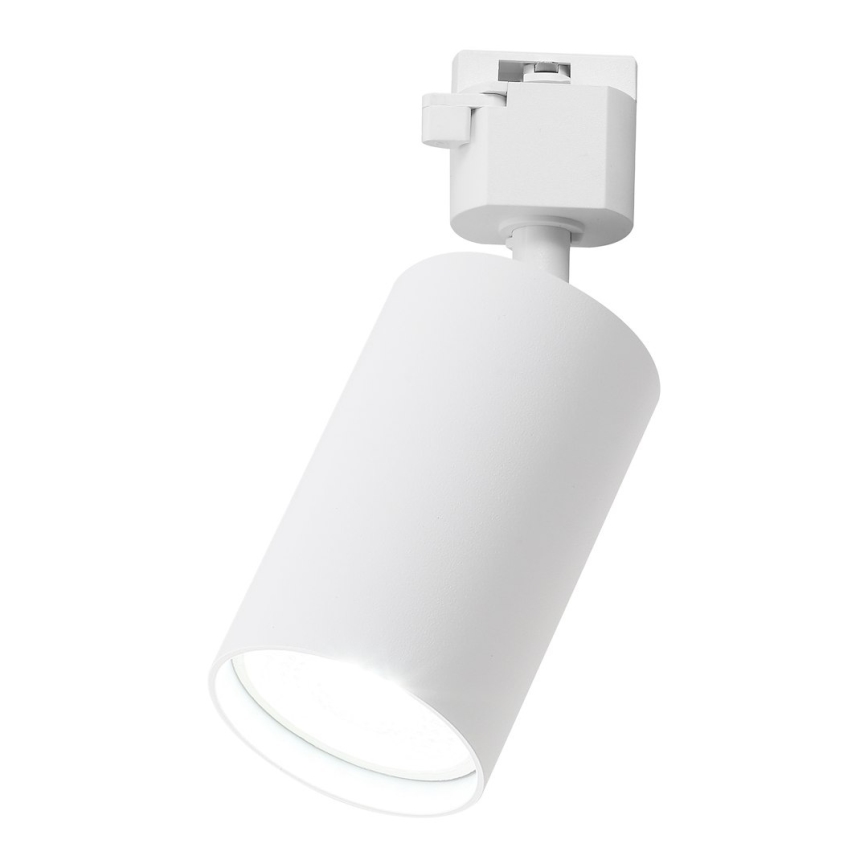 Faretto per sistema a binario monofase TIGER 1xGU10/10W/230V bianco