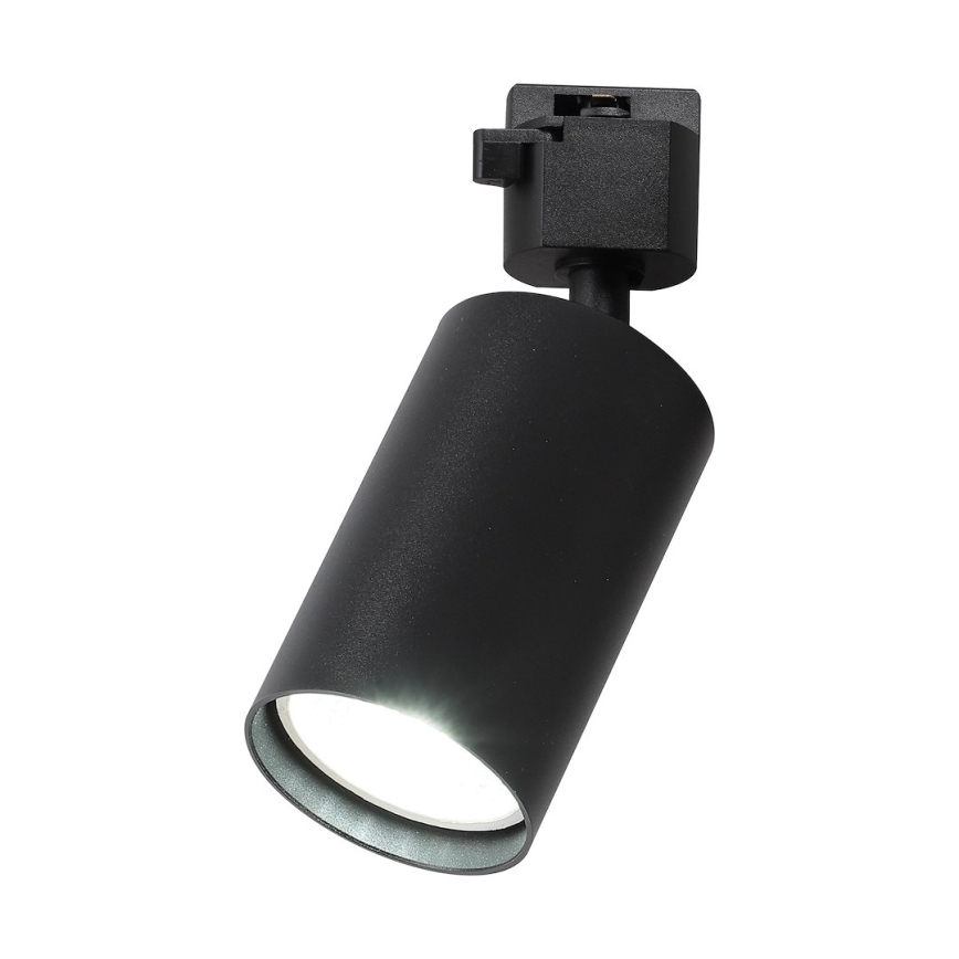 Faretto per sistema a binario monofase TIGER 1xGU10/10W/230V, nero