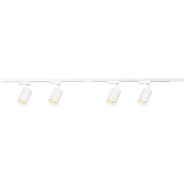 Faretto per sistema a binario PIPE 4xGU10/10W/230V bianco