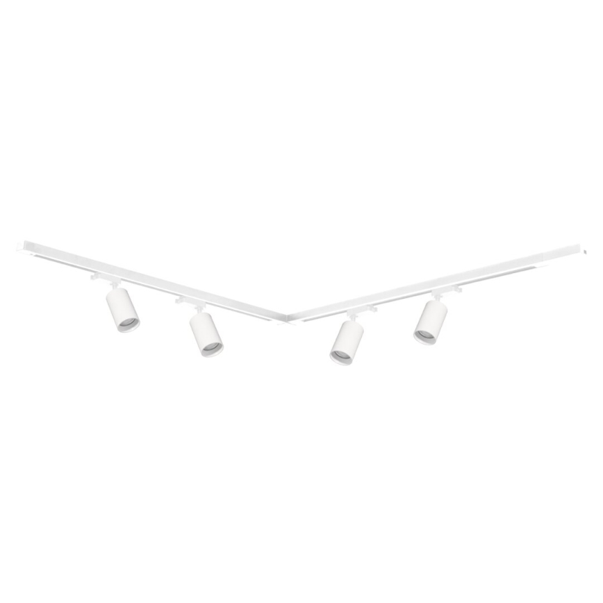 Faretto per sistema a binario PIPE 4xGU10/10W/230V bianco
