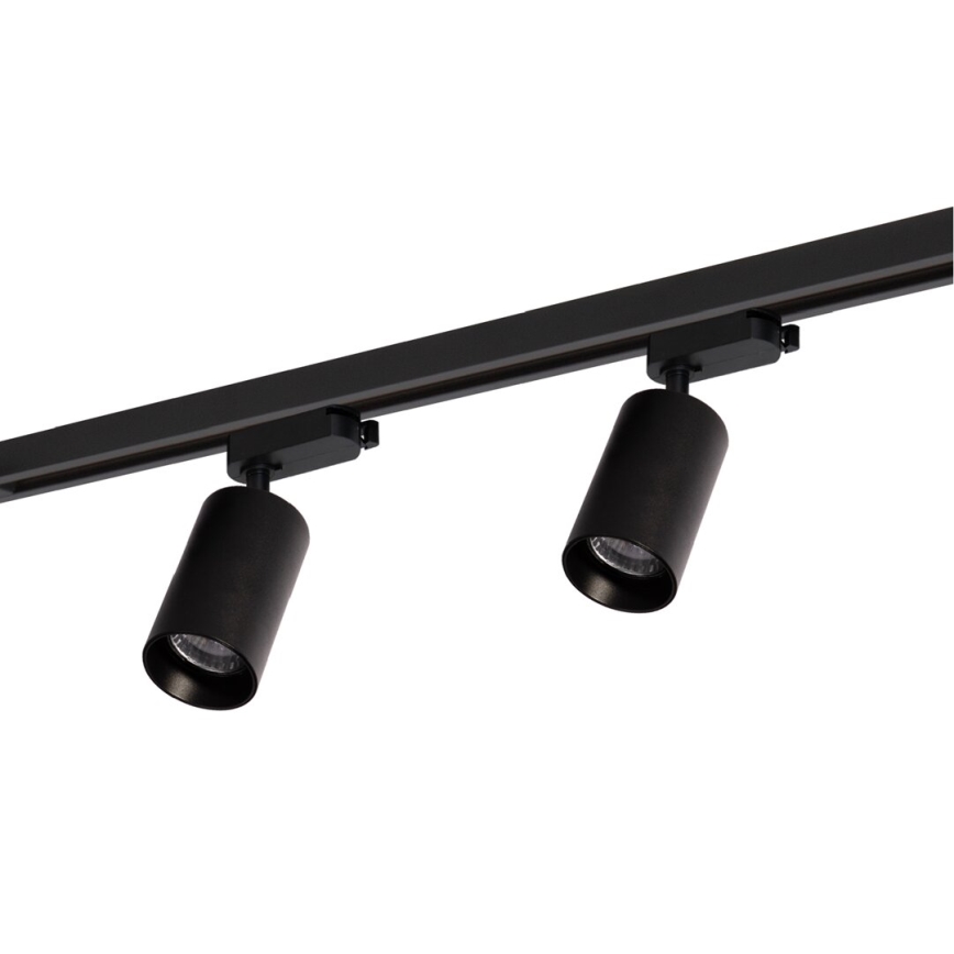 Faretto per sistema a binario PIPE 4xGU10/10W/230V nero
