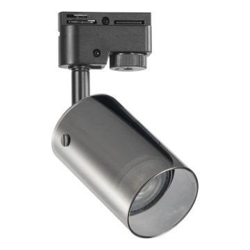 Faretto per sistema a binario SMOKY 1xGU10/10W/230V nero