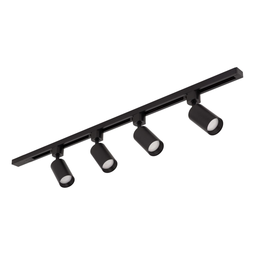Faretto per sistema a binario TRACER 4xGU10/10W/230V 1 m nero