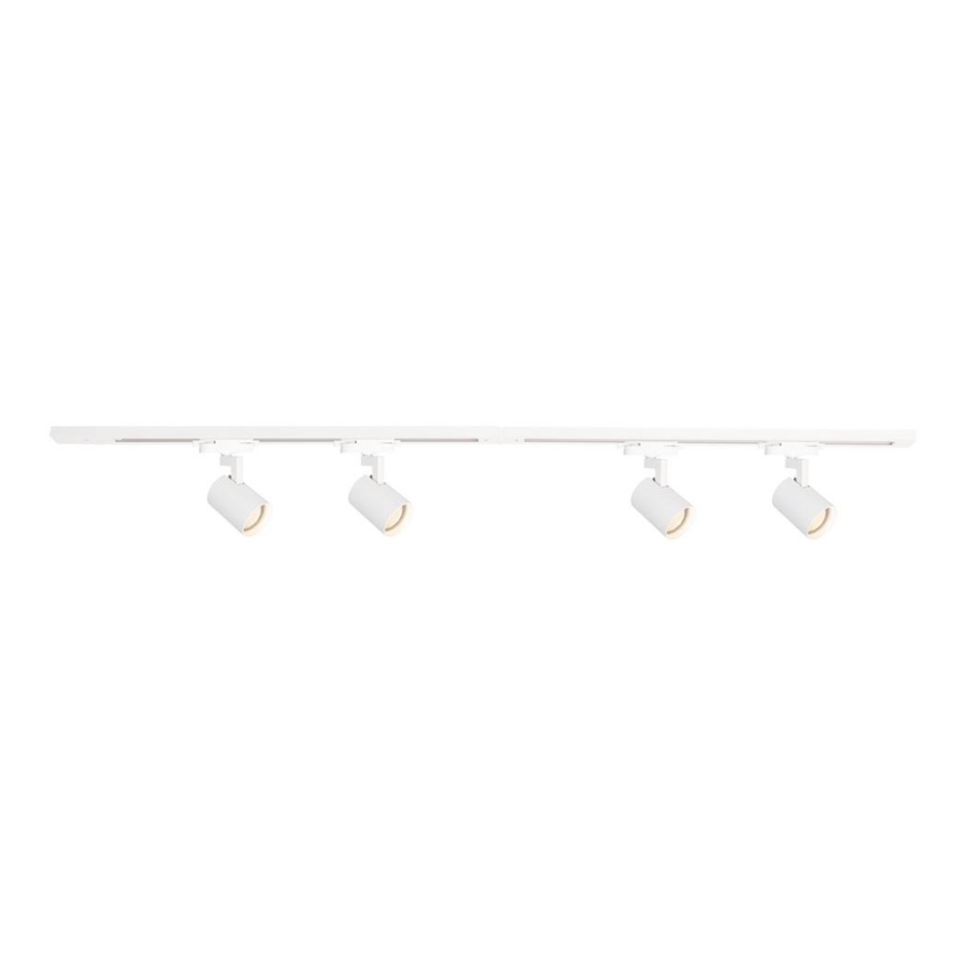 Faretto per sistema a binario VOLF 4xGU10/10W/230V bianco