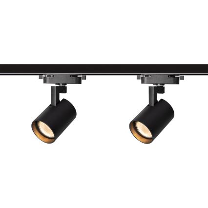 Faretto per sistema a binario VOLF 4xGU10/10W/230V nero