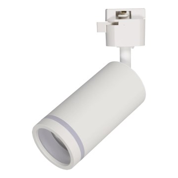 Faretto per sistema ferroviario monofase JET RING 1xGU10/10W/230V bianco
