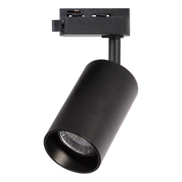 Faretto per sistema ferroviario monofase PIPE 1xGU10/10W/230V nero