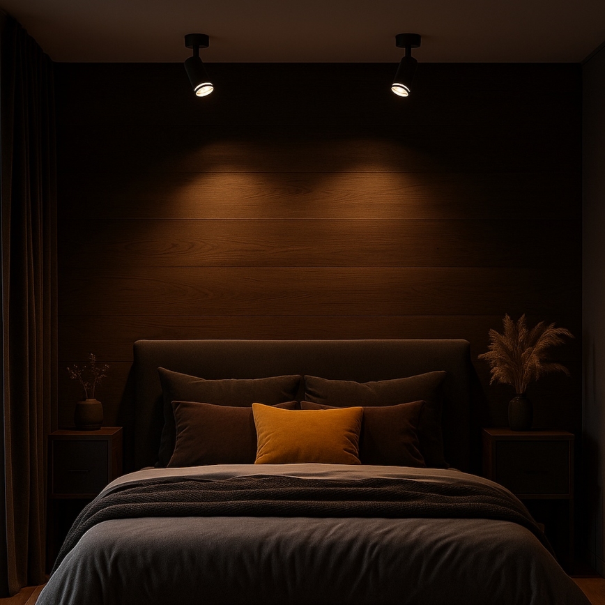 Faretto PIPE 1xGU10/10W/230V nero