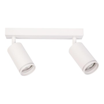 Faretto PIPE 2xGU10/10W/230V bianco