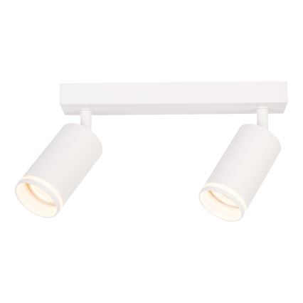 Faretto PIPE 2xGU10/10W/230V bianco