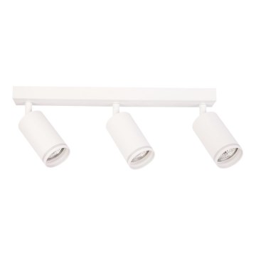Faretto PIPE 3xGU10/10W/230V bianco