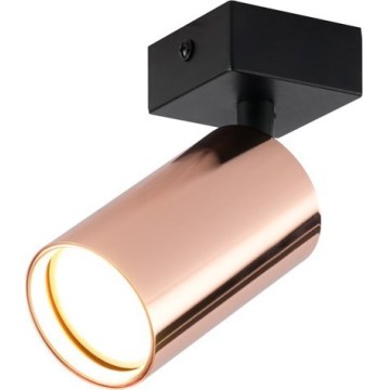 Faretto PUNTO 1xGU10/9W/230V oro rosa