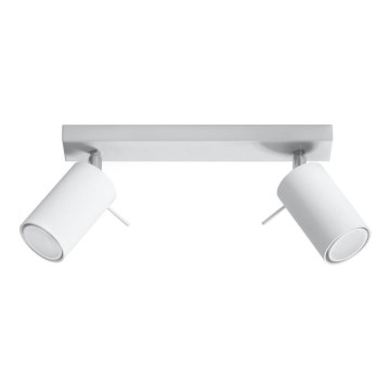 Faretto RING 2 2xGU10/10W/230V bianco