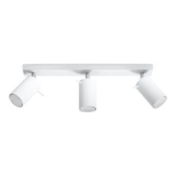 Faretto RING 3 3xGU10/10W/230V bianco