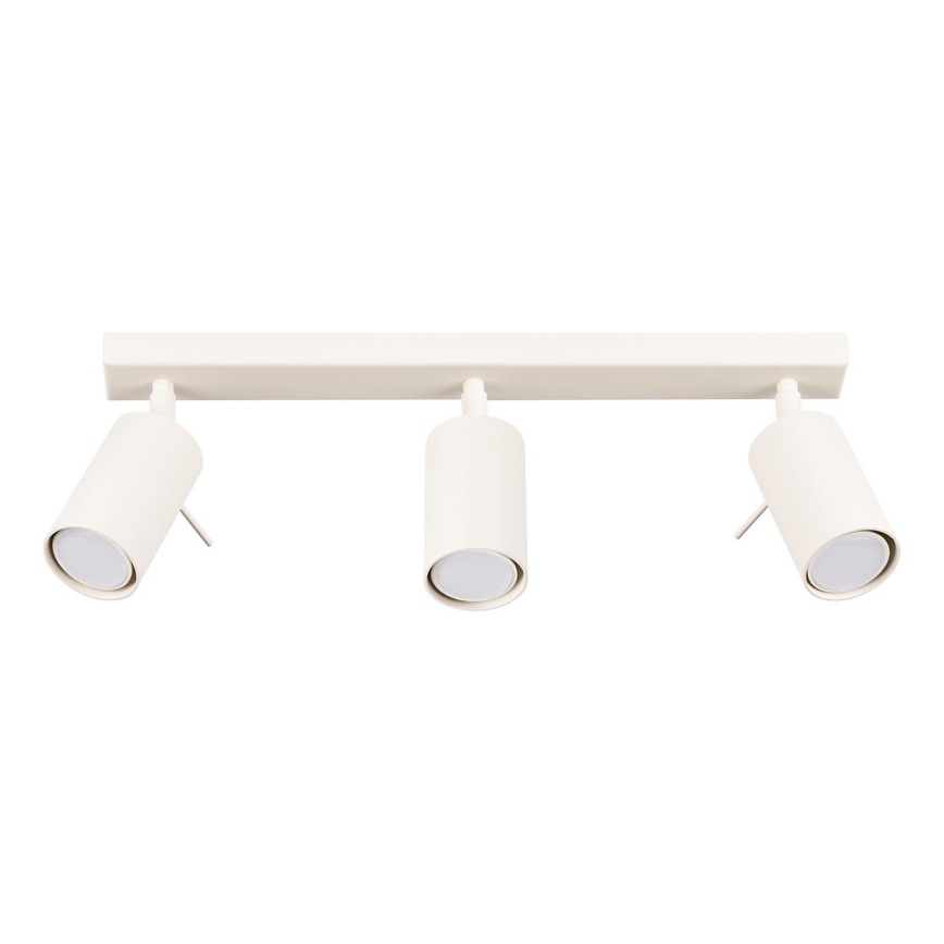 Faretto RING 3xGU10/10W/230V color crema