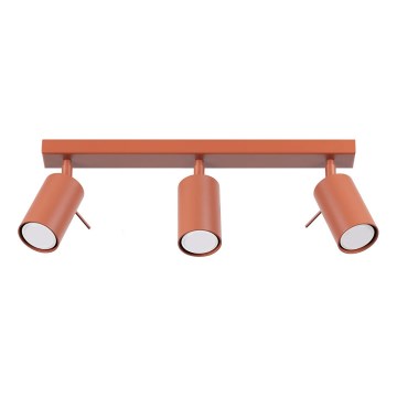 Faretto RING 3xGU10/10W/230V rosso