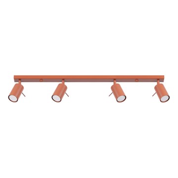 Faretto RING 4xGU10/10W/230V rosso