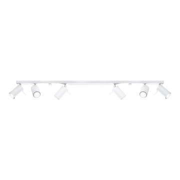 Faretto RING 6L 6xGU10/10W/230V bianco
