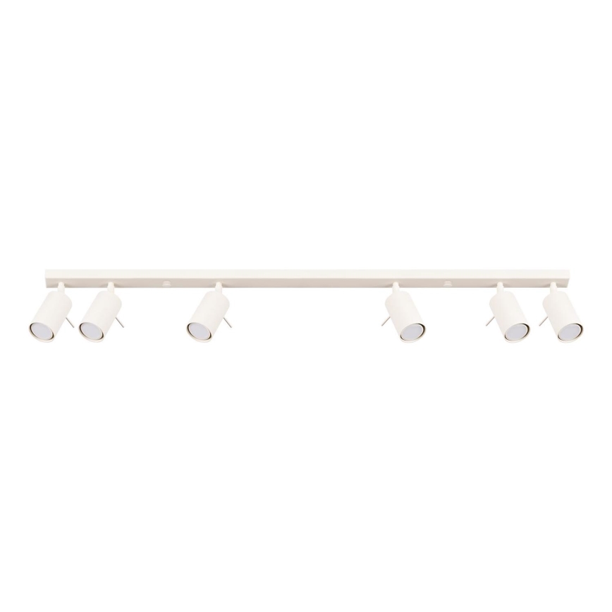 Faretto RING 6xGU10/10W/230V color crema