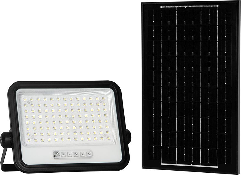 Faretto solare dimmerabile a LED/200W/3,2V 2000-8000K IP65 10000 mAh nero + telecomando