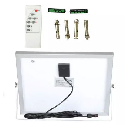 Faretto solare dimmerabile a LED LED/16W/3,2V 4000K IP65 10000 mAh con telecomando