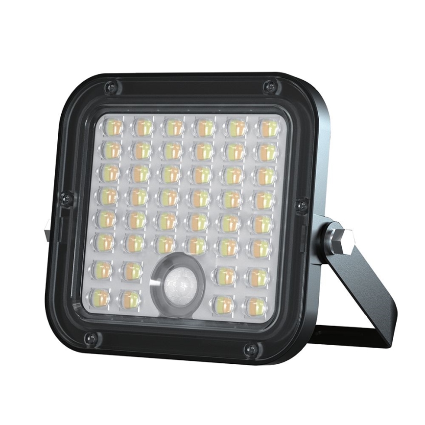 Faretto solare dimmerabile a LED con sensore LED/10W/3,7V 4000/6000K IP65 3600 mAh + telecomando