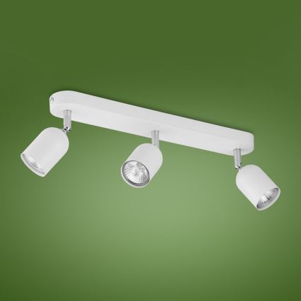 Faretto  TOP 3xGU10/10W/230V bianco