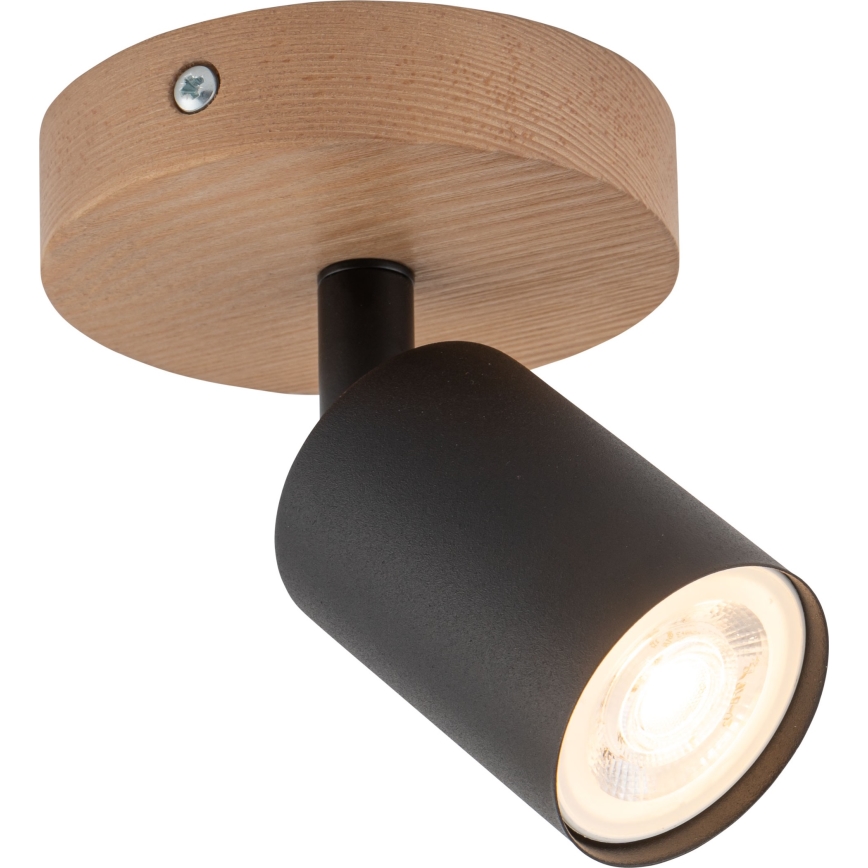 Faretto TOP WOOD 1xGU10/10W/230V nero/legno
