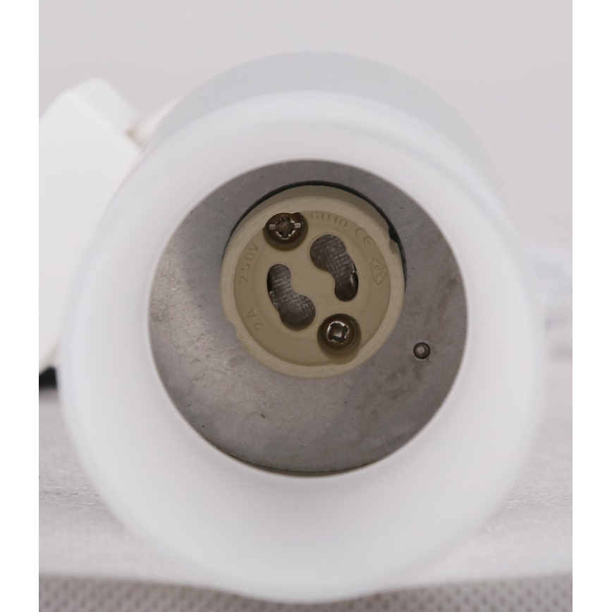 Faretto TUBA 1xGU10/15W/230V grigio/bianco
