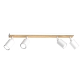 Faretto TULON 4xGU10/8W/230V bianco/quercia