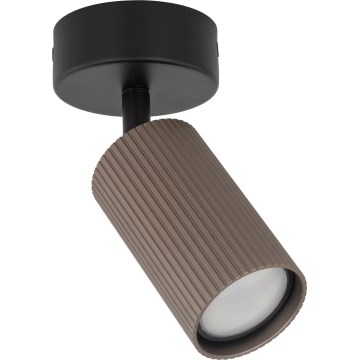 Faretto TUNE 1xGU10/10W/230V nero/marrone